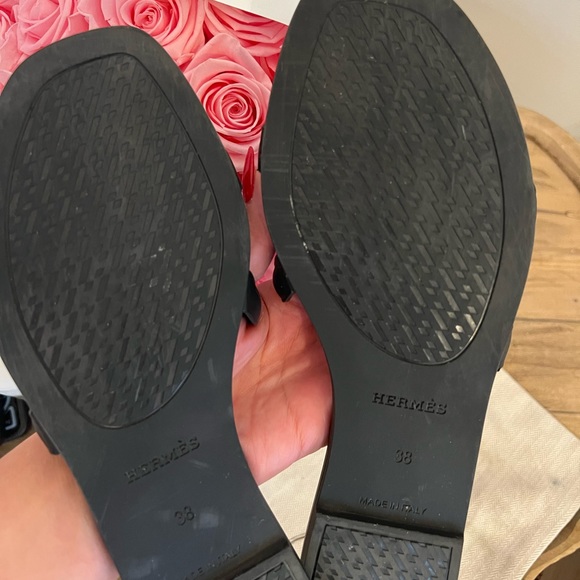 Hermes aloha sandals in Black - Picture 5 of 5